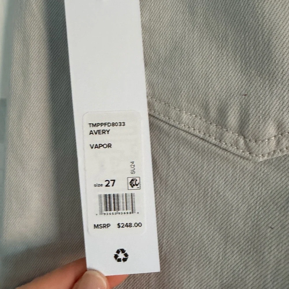 Joe's Jeans Wide Leg Jeans Light Gray - Picture 4 of 7